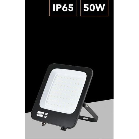 TRADE SHOP - Faro Led Ultra Slim 50 W Esterno Ip65 Orientabile Luce 6500k 4000k 3000k Jr-50w - -Bianco Freddo - (1/5)