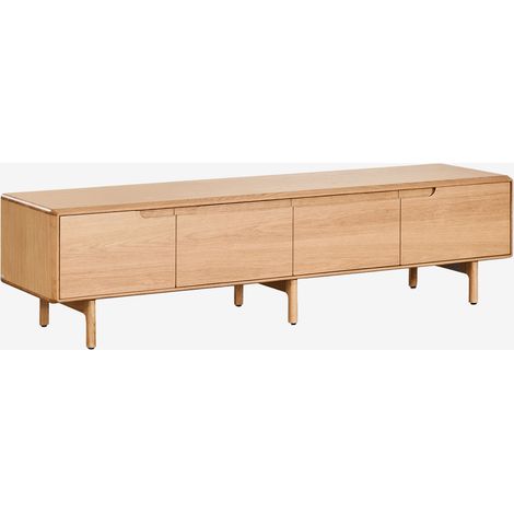 Meuble TV en bois Treveris SKLUM &x2194&xFE0E 240 cm (1/5)