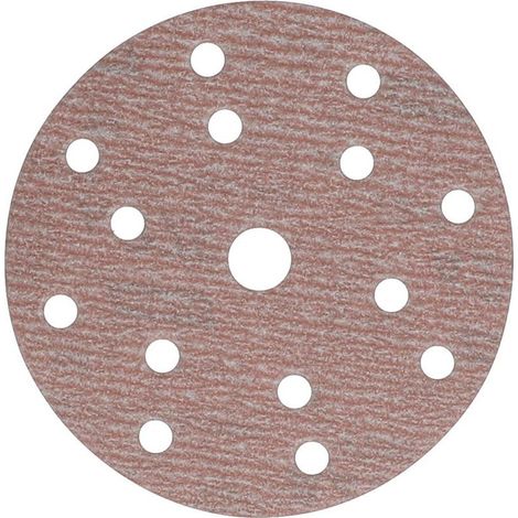 NORTON LIJA CIRCULAR 150 mm.VELCRO 12 AGUJEROS GR.240 (1/2)