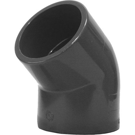 Gomito 45° in PVC pressione piccolo raggio Femmina Femmina ø20