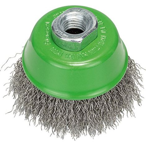 Spazzola per pentole in acciaio inossidabile PRO, 75 x 0,3 mm, filettatura (1/3)