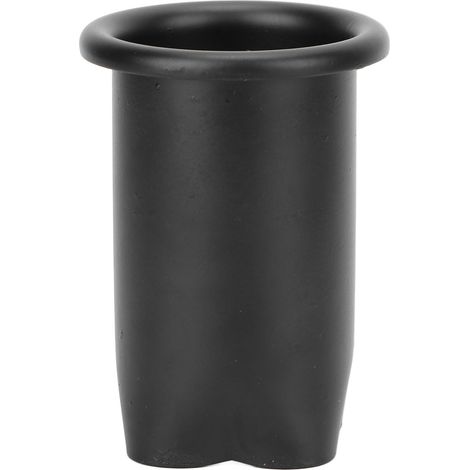 Support pour sèche-cheveux en acier inoxydable, étagère et grille pour sèche-cheveux, idéal pour la maison, le salon de coiffure ou la salle de bain (noir) (1/5)
