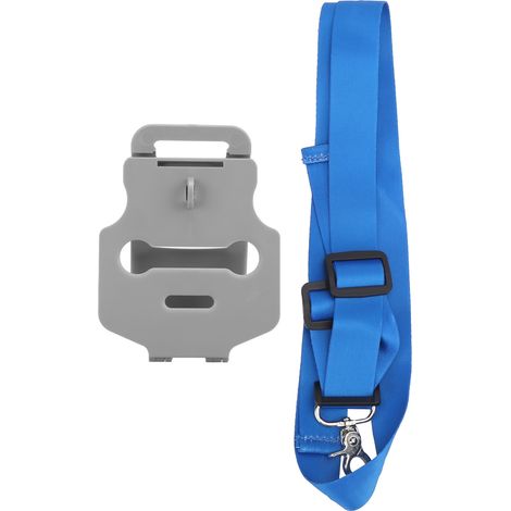 Sangle de Portage Réglable avec Crochet pour Drone DJI Mavic Air 2, Air 2S, Mini 2 (Bleu Gris) (1/5)