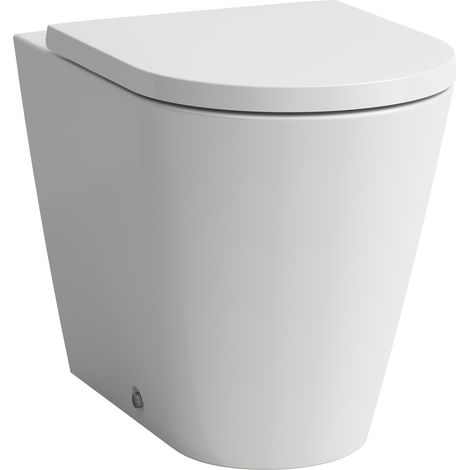 WC sur pied KARTELL, toilette sans bride, blanc, sans bride de rinçage LCC (1/5)