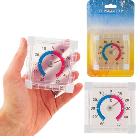 Thermomètre de fenêtre auto-adhésif en acrylique SS56 pour extérieur (1/5)