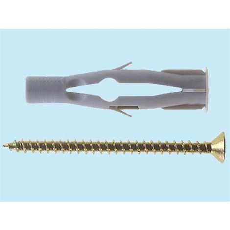 Tasselli Nylon Brixo con vite BFU 6x40 V: foro profondit mm. 50 Conf.100 pz