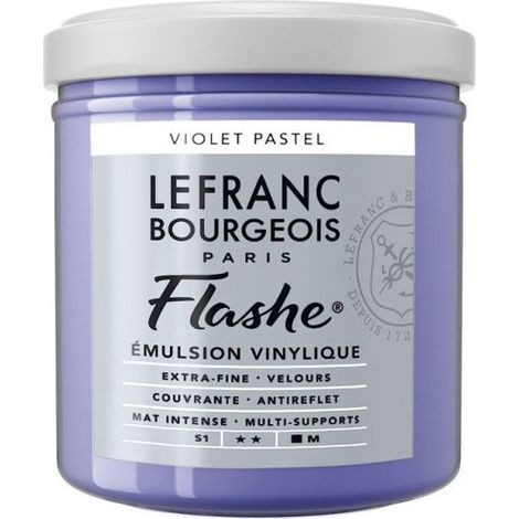 Peinture vinylique - Flashe - Violet pastel - 785 - Lefranc Bourgeois - 125ml