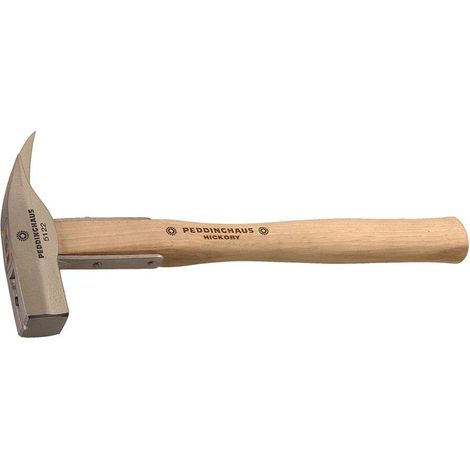 Marteau de plafonneurs avec manche en bois de hickory, Argent/Beige, 650 g