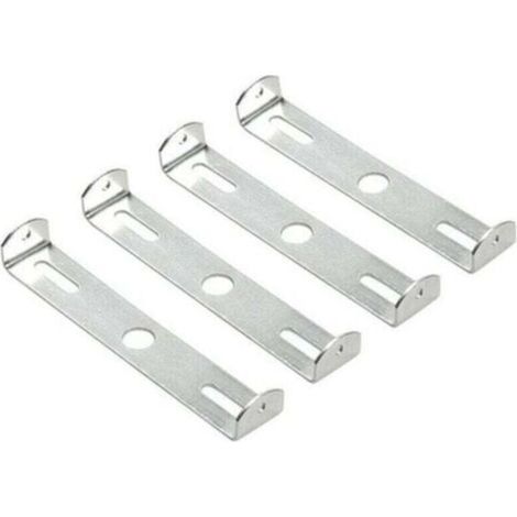 [4 pezzi] Staffa di montaggio per plafoniera da 115 mm, accessori per lampade a sospensione, piastra di base per plafoniera, piastre per lampade da soffitto, staffe e accessori -Crezuo