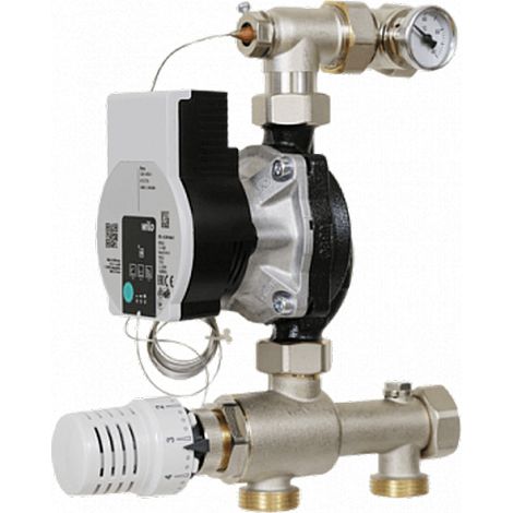 Bloc régulateur de chauffage compact et pré-monté ISOMIX-F avec pompe Wilo Para SCU 15/6 (1/3)