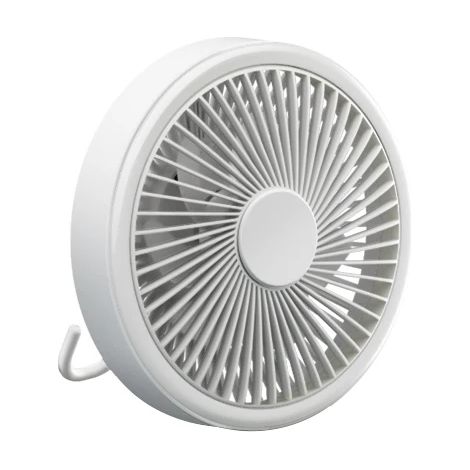 2000mAh USB Rechargeable Ceiling Fans with Remote Control 360° Rotation 3 Speed Wind Desk Hanging Fan for Outdoor Camping (1/5)