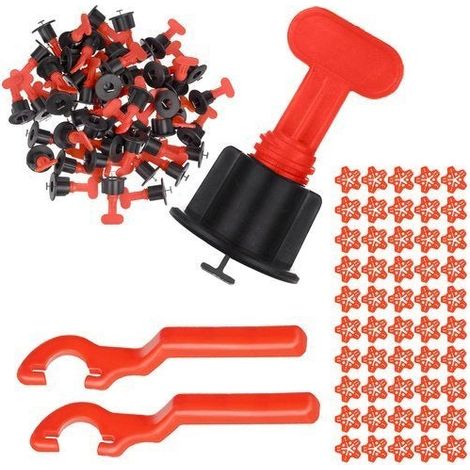 Sistema nivelador de azulejos 150 uds + llaves (1/5)