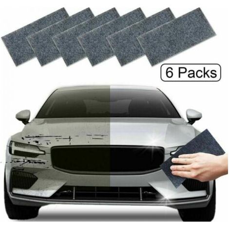 Paquete de 6 paños Nano Sparkle Cloth para reparar rayones de autos, paño Nano Magic para autos, novedad