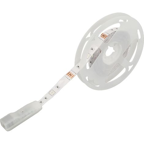 Bandeau lumineux rétroéclairé pour téléviseur de 2 m (6,6 pi) RGB avec application et télécommande, éclairage encastré à couleurs changeantes pour salle de jeux ou Noël (1/5)