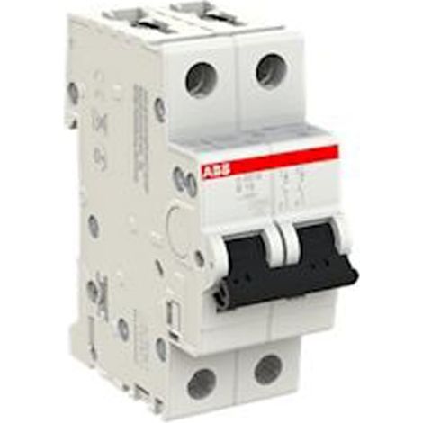 Disjoncteur S202M 2P 16A Courbe B Raccordement à vis - 15KA (2 modules) - 2CDS272001R0165