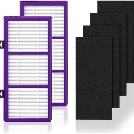 Filtro di ricambio Performance Plus HAPF300AP per purificatore d'aria Holmes AER1 HAPF300AP-U4, 2 filtri True HEPA+ e 4 prefiltri al carbone (1/5)
