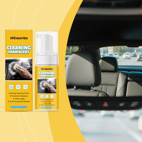 Schaumreiniger für die tägliche Reinigung, Fleckenentfernung, Aufbereitung und Glanzpflege von Autositzen – 100 ml -- DE (1/5)