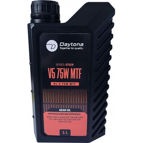 Aceite para engranajes Daytona Heavy Gear V5 75W 1L (1/5)