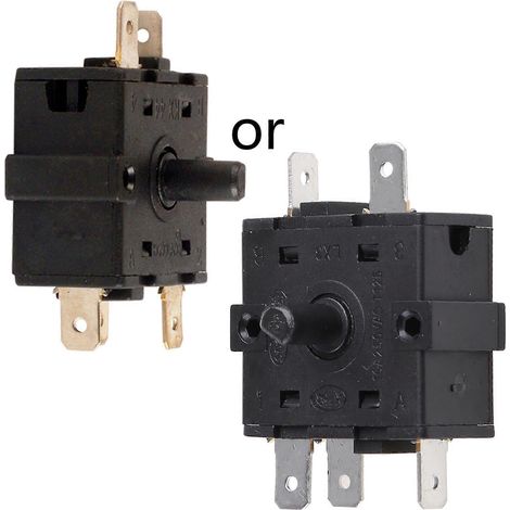 Interrupteur de chauffage électrique CA 16A, sélecteur rotatif, interrupteur de contrôle de température 250V (1/5)