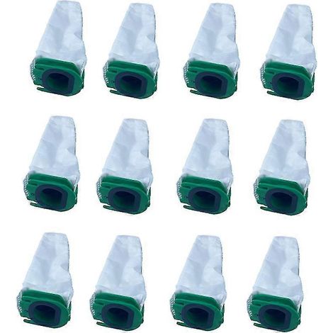 12pcs Compatible Vorwerk Kobold Fp100 / VB100 Aspirateur Robot Accessoires Sac à poussière Pièces de rechange remplaçables à domicile (1/5)