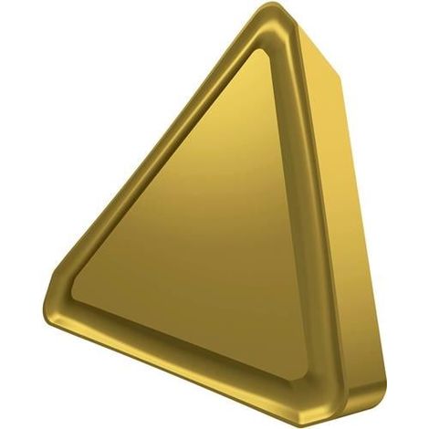 Fräswendeschneidplatte ISO TPKR 2204PDSR:M8330 Tiefe 17mm PVD beschichtet Gold (1/2)