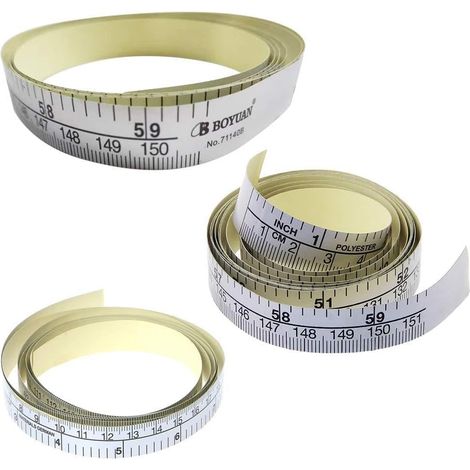 Règle autocollante, 151cm, métrique, pour couture et atelier (1/5)