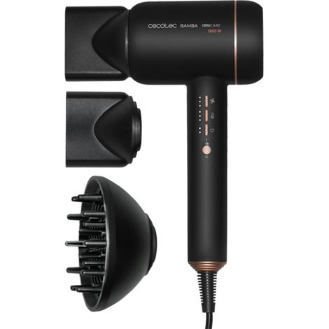 Cecotec Asciugacapelli BLDC IoniCare 6000 RockStart Fire (1/5)