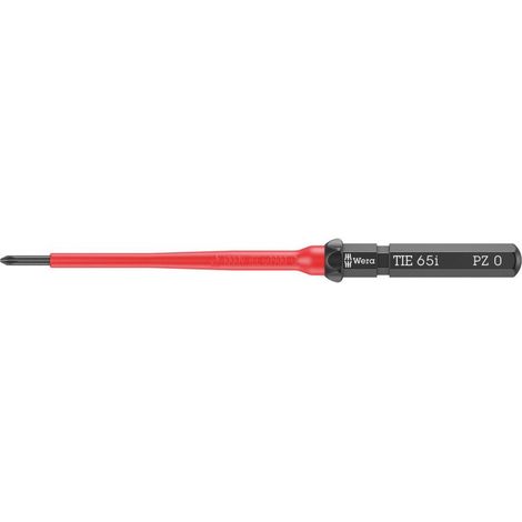 Wera Kraftform Kompakt VDE 65 i PZ 0 x 157 mm TIE Elektriker Pozidriv Wechselklinge PZ 0