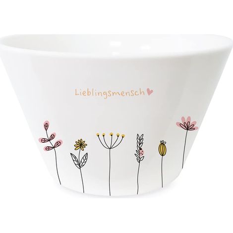 Bol à céréales en porcelaine avec or véritable (1/5)