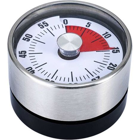Minuteur de cuisine - Sans piles - Minuteur pour étudiants - Compte à rebours de cuisine - Gestionnaire de temps à domicile - Minuteur à disque (1/4)