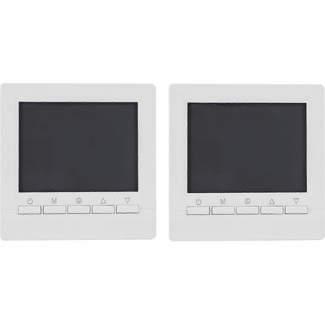 2x Gasthermostat, blauer Temperaturregler für Heizkessel, wöchentlich programmierbar (1/5)