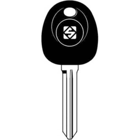 2 x SILCA HYN14RTE CHIAVE TRANSPONDER VUOTA OTTONE