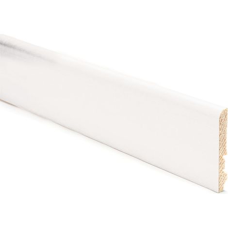BATTISCOPA LISCIO CM. 9X1X225 BIANCO