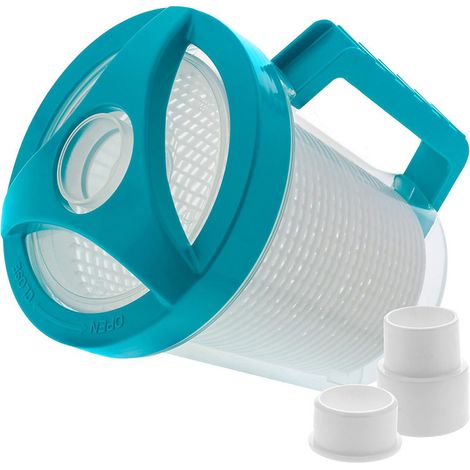 Hayward W560 W26705 Pool-Blattfilter, Pentair R211084 W560 Blattfilter (weiß) + 5 Filterbeutel (1/4)