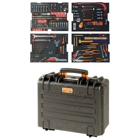 BAHCO - Kit d'outils aviation - 159 pcs/caisse rigide