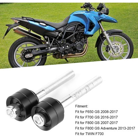 Modifications moto 2007-2017 : F650 GS/TWIN F700/GS F800 GS/F800 GS Adventure, guidon surélevé de 20 mm, extension de guidon noire. (1/5)