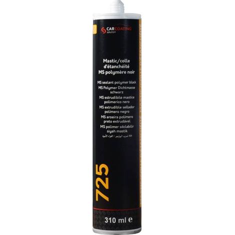 Mastic-colle d'Étanchéité MS Polymère D-725 Noir pour Vitrage Automobile (1/3)