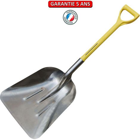 Extra hohle Aluminiumschaufel mit Verbundstiel und D-förmigem Griff OUTILS PERRIN