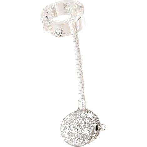 Suction Cup Hair Dryer Holder with Integrated Cable Storage (white) (1/5)