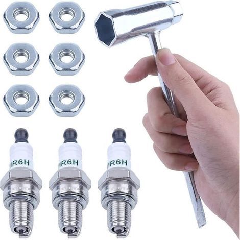 3-in-1 spark plug wrench for Stihl 023/025/026, also fits Dolmar. (1/4)
