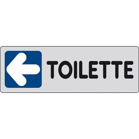 ETICHETTA ADESIVA 150X50 TOILETTE (SX)- 10,0 pz