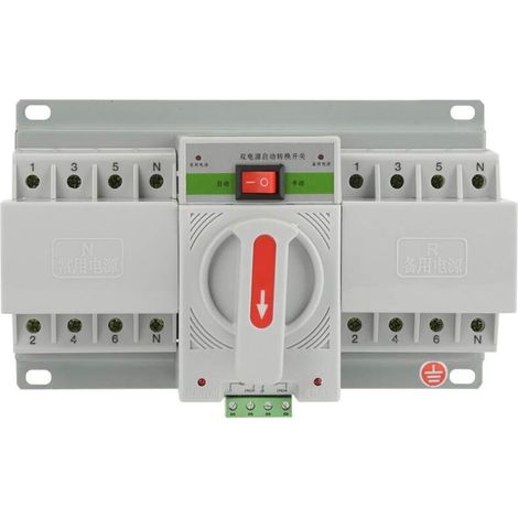 Automatic transfer switch, 4P circuit transfer switch, 220V circuit breaker transfer switch, 63Amp transfer switch (1/5)