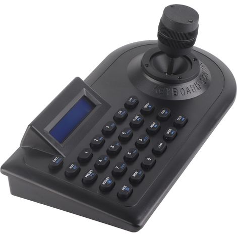 Contrôleur de caméra PTZ 3D à haute compatibilité avec écran LCD et joystick pour la surveillance de sécurité publique - Prise UE 100-240 V (1/5)