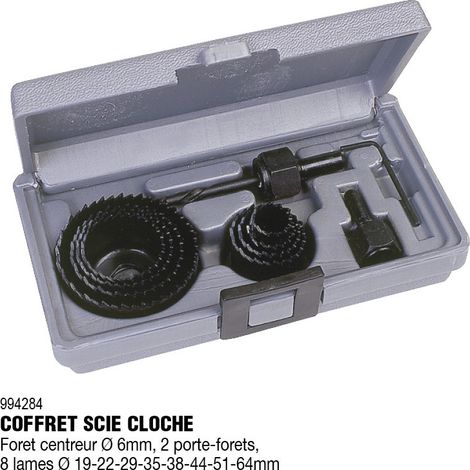 Coffret scie cloche 12 pièces - RONDY (1/2)