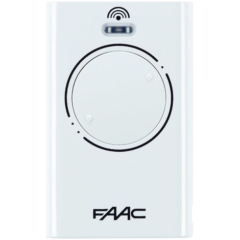 Télécommande portail 868MHz – Émetteur mural 2 canaux – Alimentation piles – Compatible motorisations FAAC