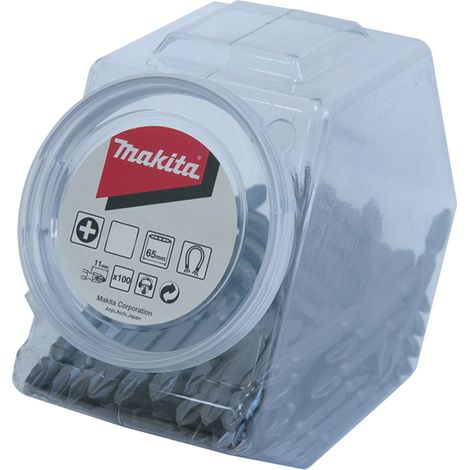 Scatola di punte Makita PZ2 65 mm PZ2 - 100 pezzi - 65 mm