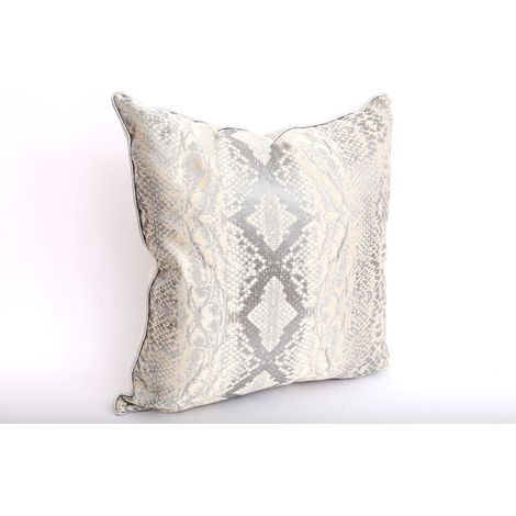 Coussin carré effet python JOHA