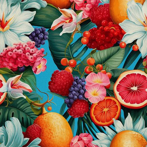 Tela decorativa para exteriores Oxford - Motivo frutal DX6260 (1/5)
