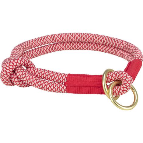 Collari da addestramento per cani Trixie Soft Rope Rosso Crema XS 25 cm (1/2)