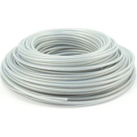 3 mm x 30 m Stahl-Trimmerfaden, Trimmerfaden, robuste Stahldrahtspule für Garten-Freischneider, Ersatzfaden für Rasenmäher (1/5)